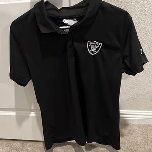 Las Vegas Raiders black polo shirt. NWT. Size XL.